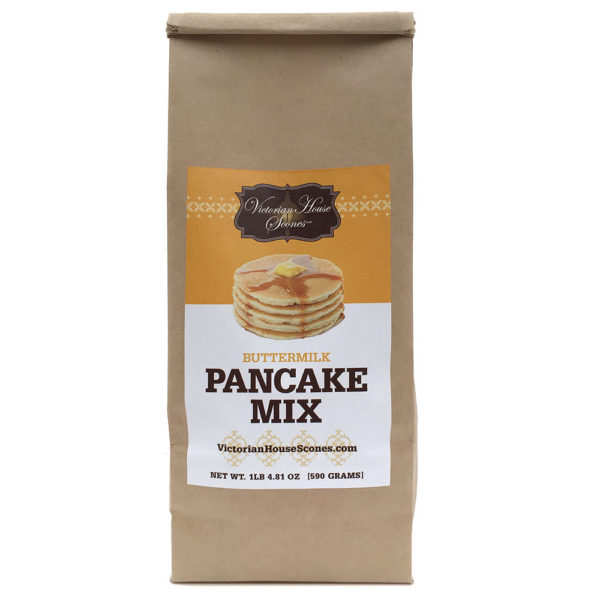 Retail package of of buttermilk Pancake Mix