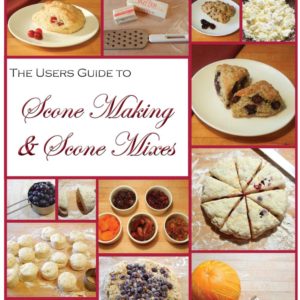 Cover of User's Guide to Sconemaking; cover has a montage of photos showing various steps in the process of making scones