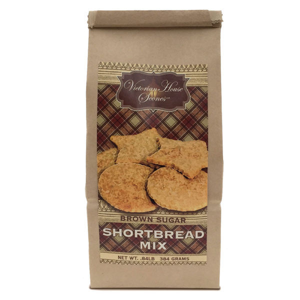 Retail Package of Brown Sugar Shortbread Mix