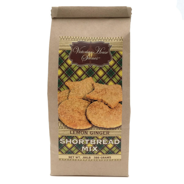 Picture of Retail Package of Lemon Ginger Shortbread Cookie Mix